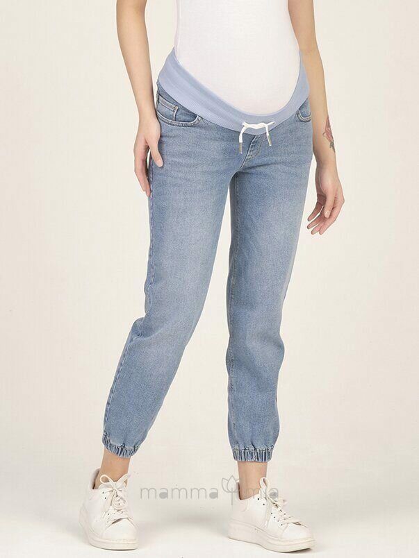 Busa 9109/64BS Брюки джинсовые для беременных синий