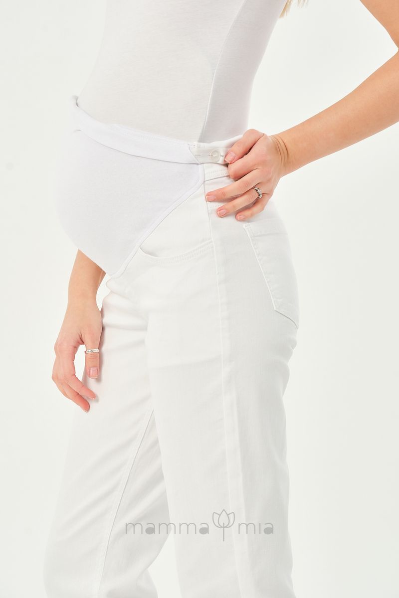 Busa 21412/40BS Брюки джинсовые для беременных Белый