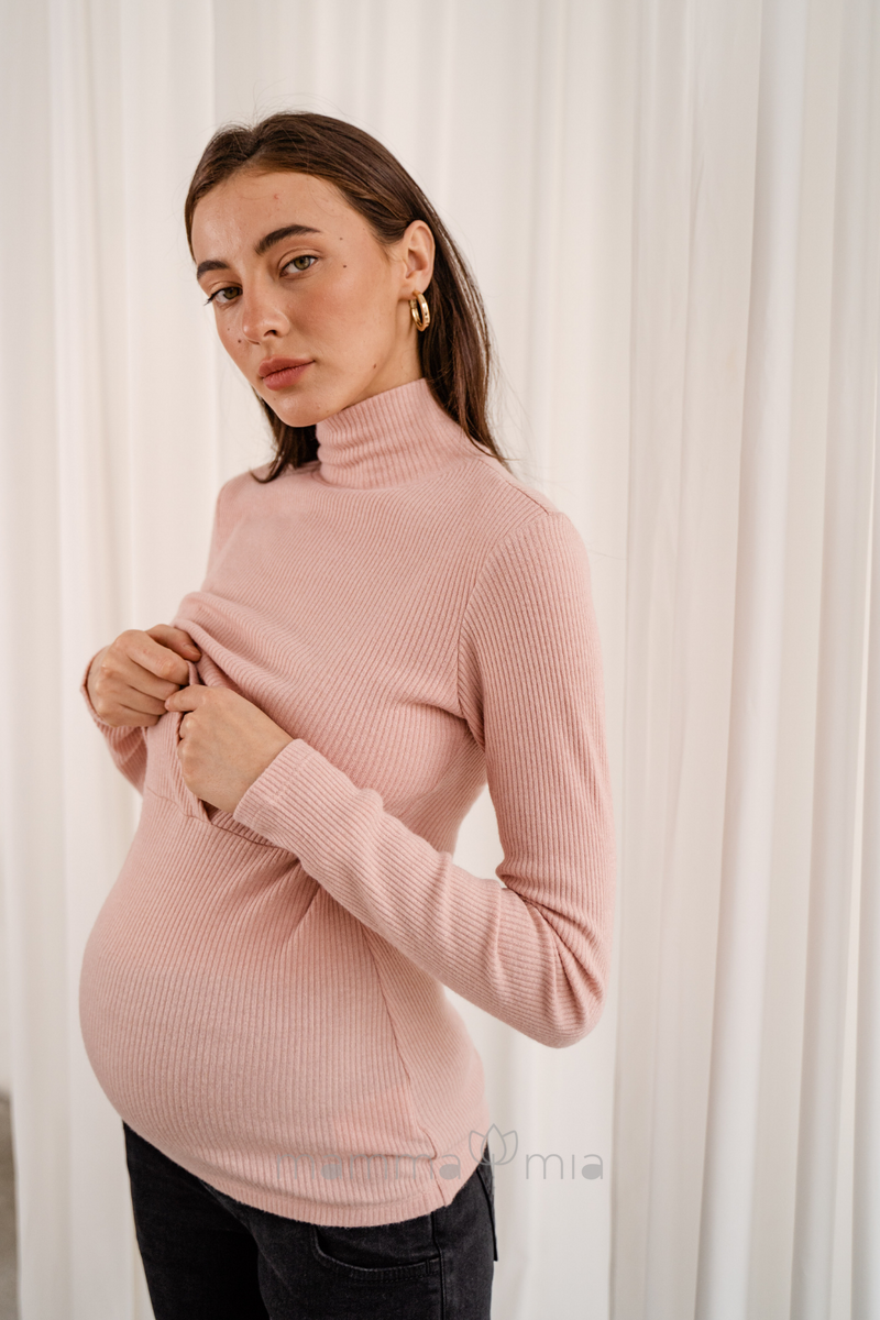 TO BE 4279051 Bluza tricotată pentru gravide пудра