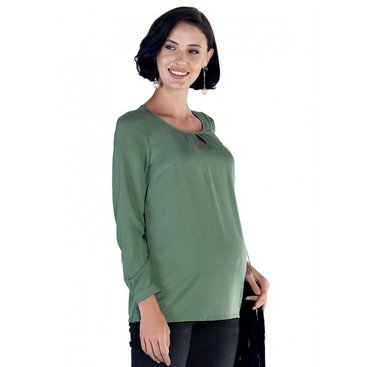 Ebru maternity 4121EB Блуза для беременных хаки