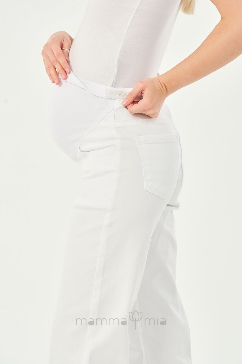 Busa 29111/40BS Брюки джинсовые для беременных Белый
