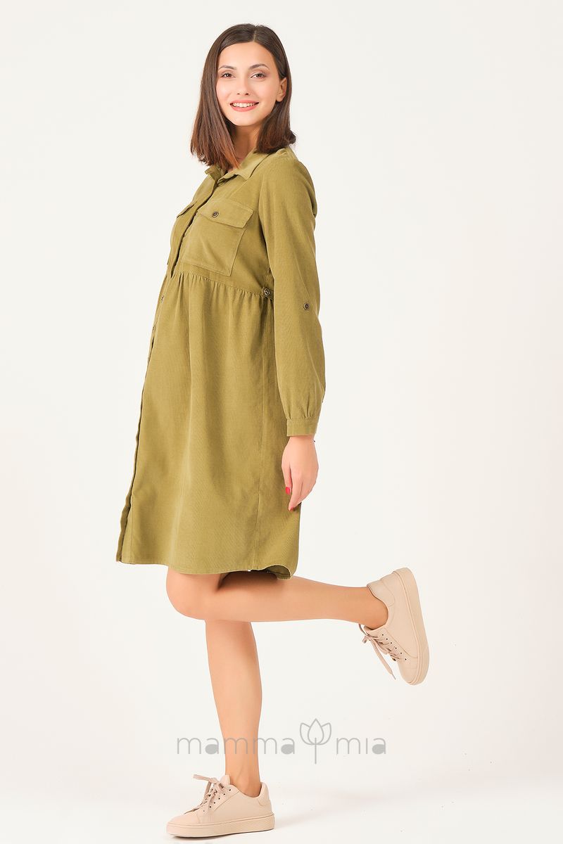 Busa 7382BS Платье для беременных Зелёный