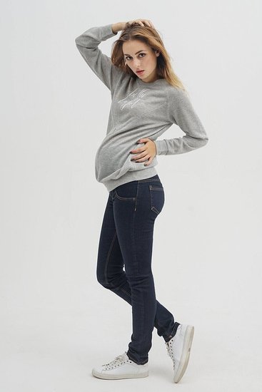 To BE 960723-3 Брюки джинсовые для беременных синий варка СОФТ