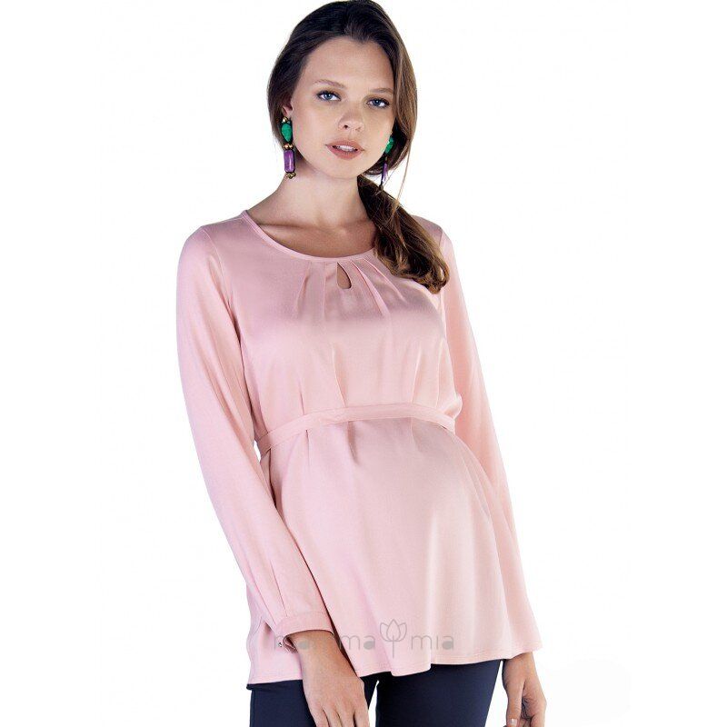 Ebru maternity 4121EB Блуза для беременных пудра