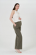 7486/40BS Pantaloni pentru gravide, Khaki 3