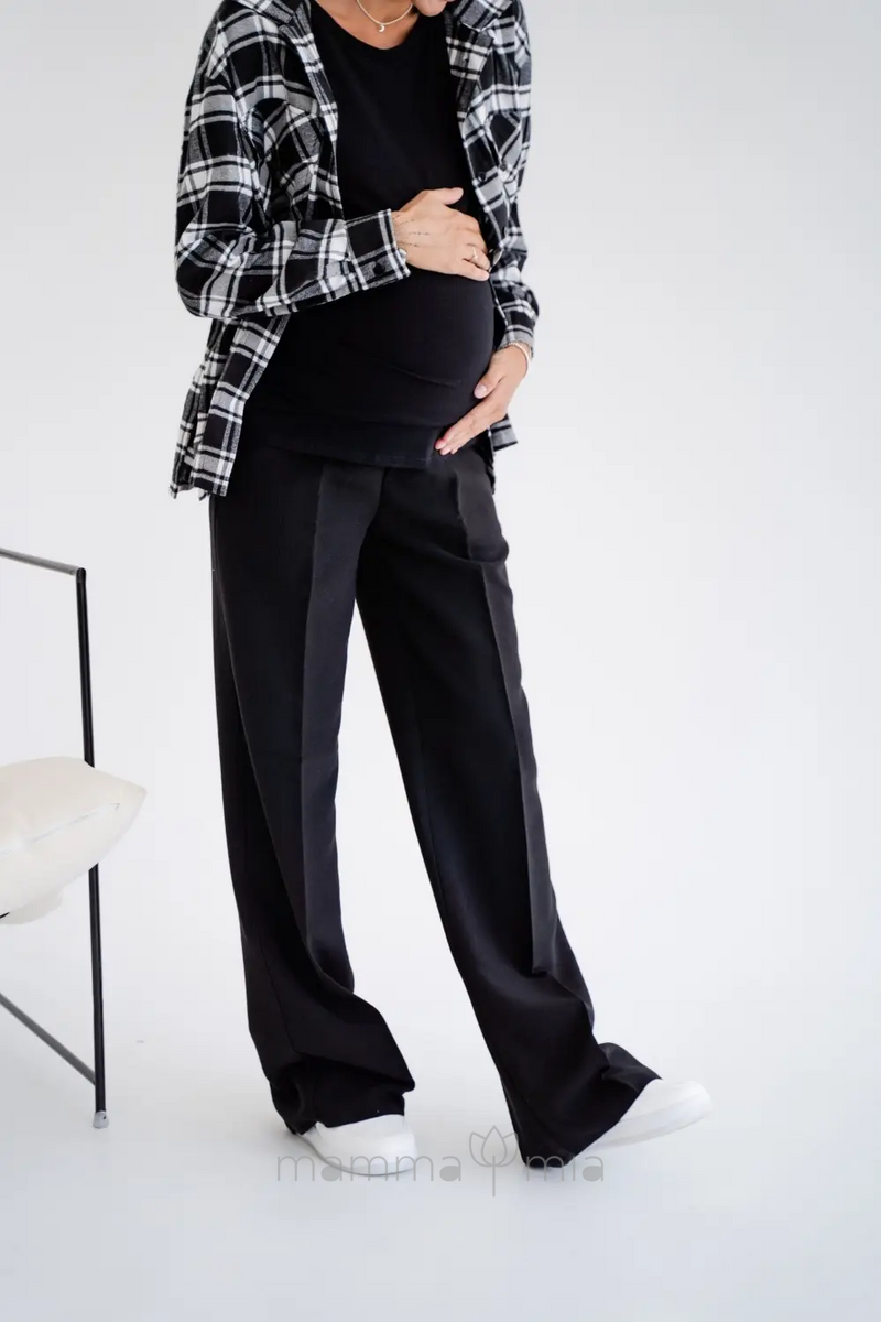 TO BE 4275215-6 Pantaloni pentru gravide Negru