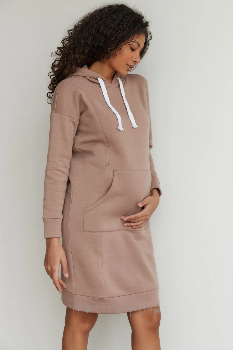 To BE 4284115 Платье для беременных мокко