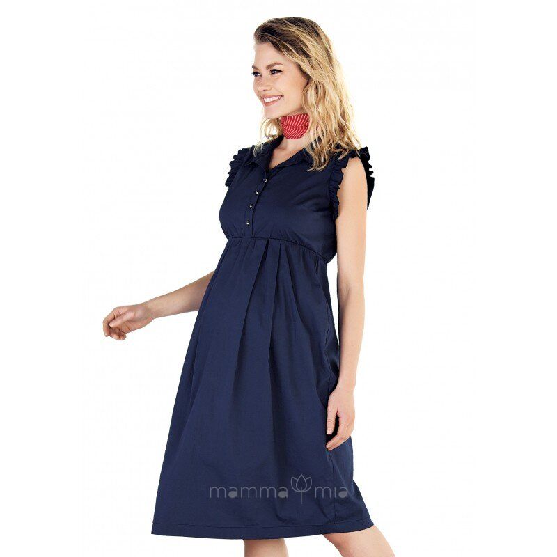 Ebru maternity 4226EB Платье для беременных Темно-синий