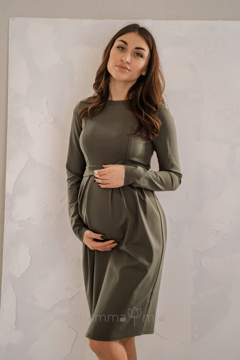 To BE 4209001 Платье для беременных хаки