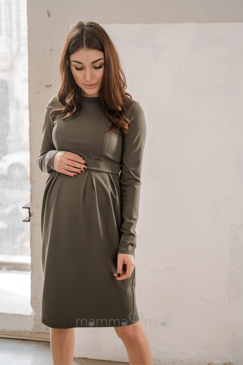 To BE 4209001 Платье для беременных хаки