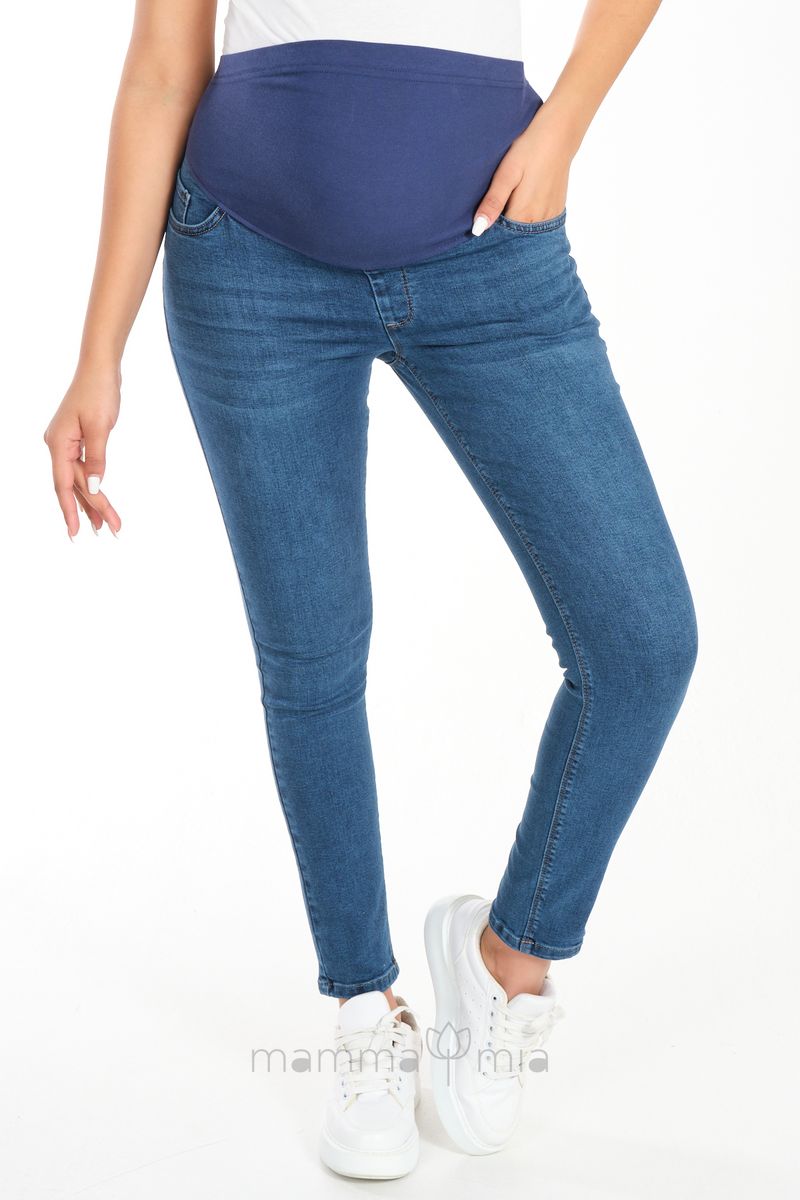Busa 9140/40BS Брюки джинсовые для беременных синий