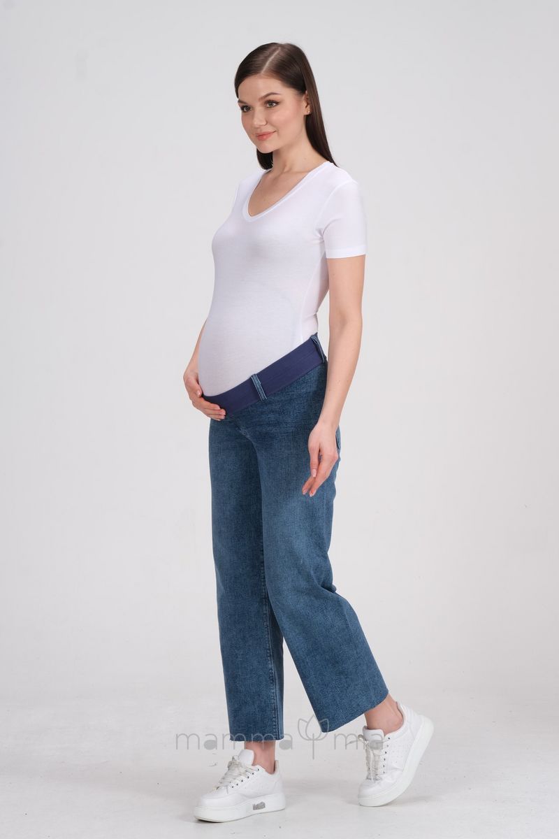 Busa 9143/64BS Брюки джинсовые для беременных синий