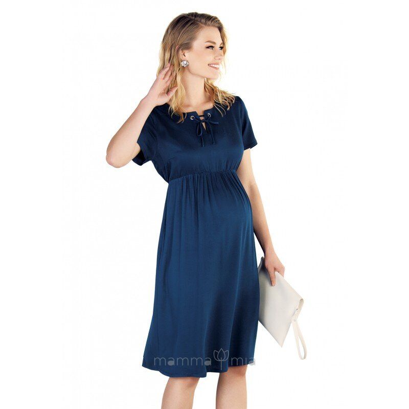 Ebru maternity 4231EB Платье для беременных Темно-синий